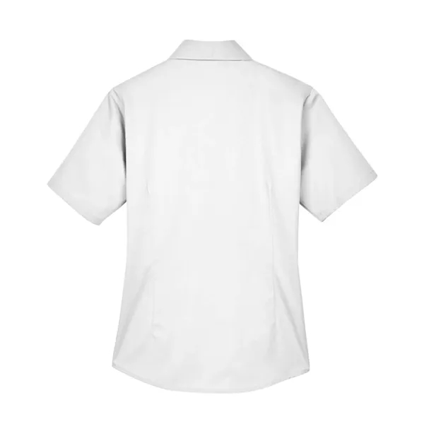 Harriton Women's Easy Blend™ Short Sleeve Twill Dress Shi... - Harriton Women's Easy Blend™ Short Sleeve Twill Dress Shi... - Image 20 of 29