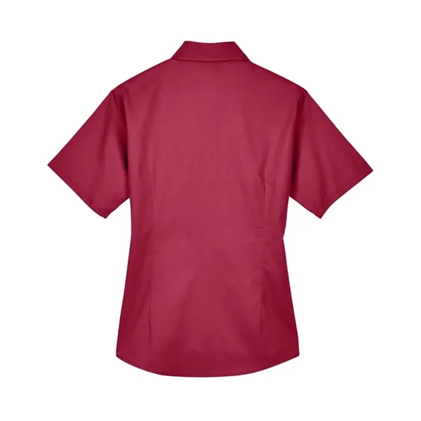 Harriton Women's Easy Blend™ Short Sleeve Twill Dress Shi... - Harriton Women's Easy Blend™ Short Sleeve Twill Dress Shi... - Image 25 of 29