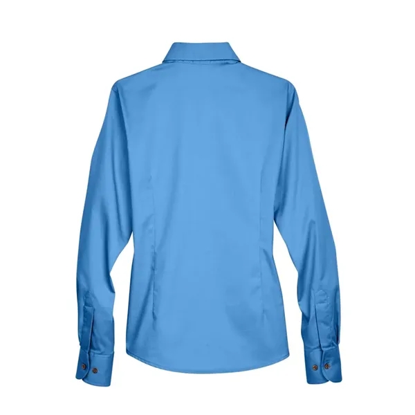 Harriton Women's Easy Blend™ Long Sleeve Twill Dress Shir... - Harriton Women's Easy Blend™ Long Sleeve Twill Dress Shir... - Image 25 of 57