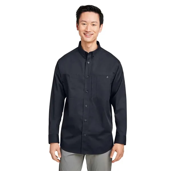 Harriton Men's Advantage IL Long Sleeve Workshirt - Harriton Men's Advantage IL Long Sleeve Workshirt - Image 5 of 24