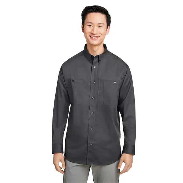 Harriton Men's Advantage IL Long Sleeve Workshirt - Harriton Men's Advantage IL Long Sleeve Workshirt - Image 11 of 24