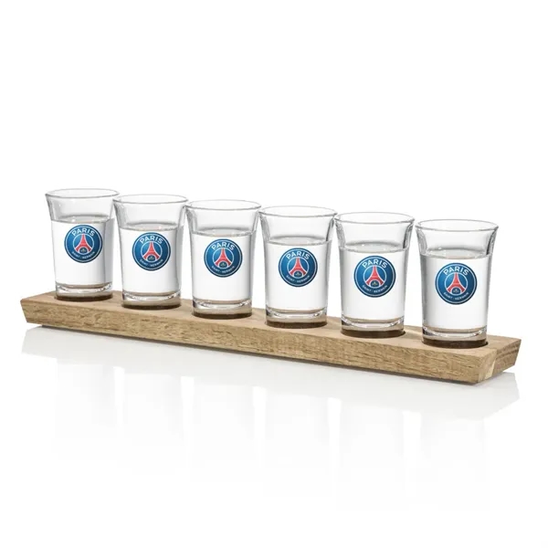 Shot Glasses Set on Acacia - VividPrint™