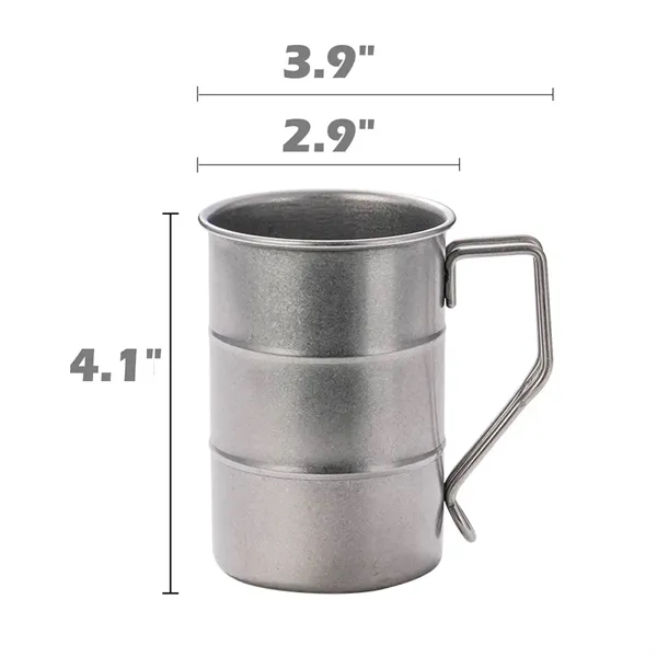 11oz Stainless Steel Vintage Camp Mug - 11oz Stainless Steel Vintage Camp Mug - Image 1 of 2