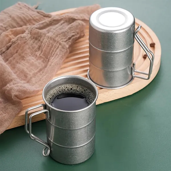 11oz Stainless Steel Vintage Camp Mug - 11oz Stainless Steel Vintage Camp Mug - Image 2 of 2