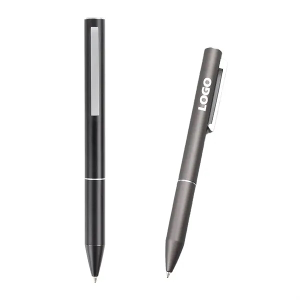 Frosted Metal Retractable Gel Pen - Frosted Metal Retractable Gel Pen - Image 0 of 3