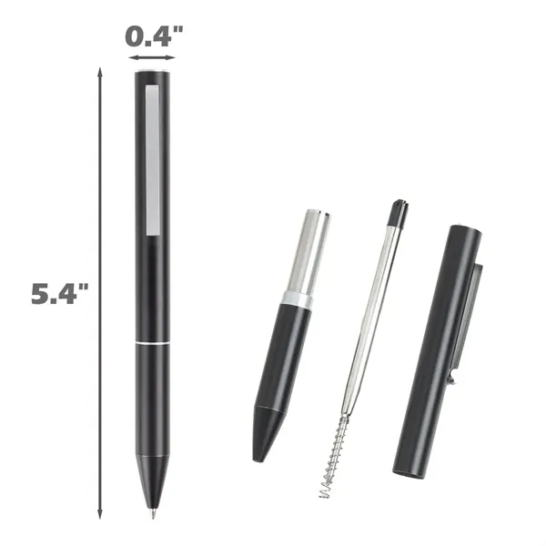Frosted Metal Retractable Gel Pen - Frosted Metal Retractable Gel Pen - Image 1 of 3