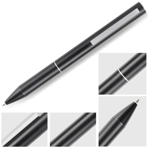 Frosted Metal Retractable Gel Pen - Frosted Metal Retractable Gel Pen - Image 2 of 3