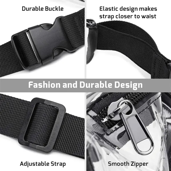 PVC Transparent Waterproof Waist Bag - PVC Transparent Waterproof Waist Bag - Image 2 of 2