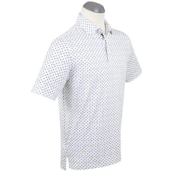 Bobby Jones Men's Performance Golf Cart Print Polo - Bobby Jones Men's Performance Golf Cart Print Polo - Image 0 of 1