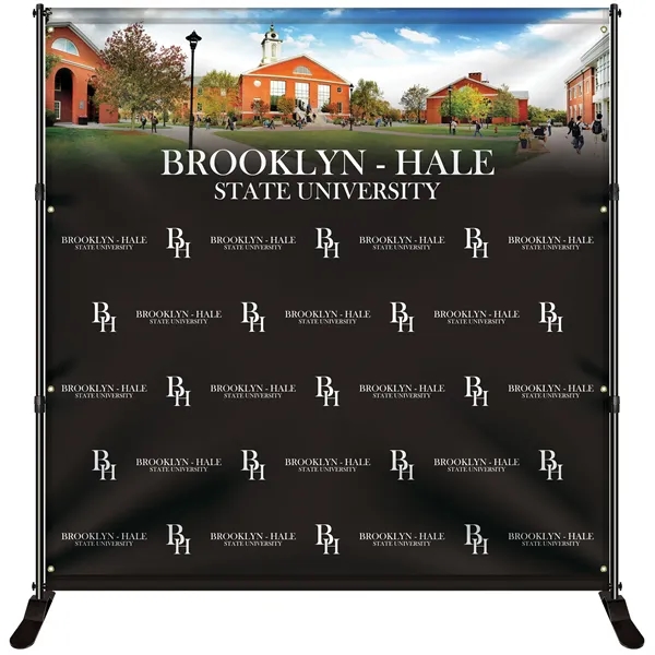 Premium 8' x 8' Backdrop Banner Kit - Premium 8' x 8' Backdrop Banner Kit - Image 0 of 3