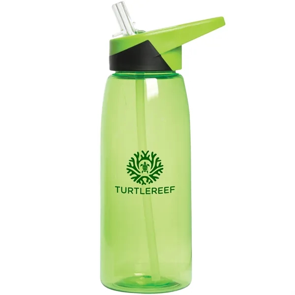Clasher 750 Ml. (25 Fl. Oz.) Tritan™ Bottle With Straw - Clasher 750 Ml. (25 Fl. Oz.) Tritan™ Bottle With Straw - Image 0 of 1