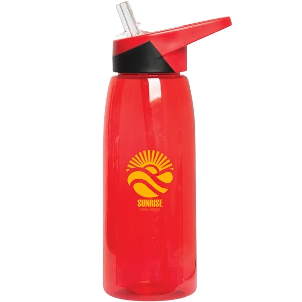 Clasher 750 Ml. (25 Fl. Oz.) Tritan™ Bottle With Straw - Clasher 750 Ml. (25 Fl. Oz.) Tritan™ Bottle With Straw - Image 1 of 1