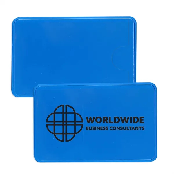 Translucent Vinyl Side Opening Card Holders - Translucent Vinyl Side Opening Card Holders - Image 2 of 3