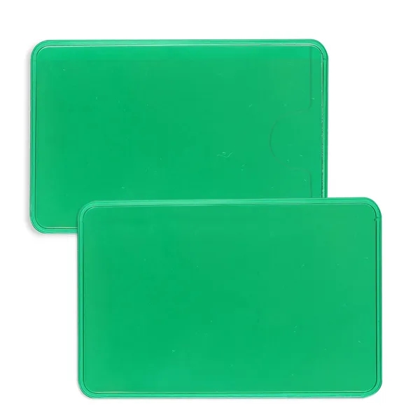 Translucent Vinyl Side Opening Card Holders - Translucent Vinyl Side Opening Card Holders - Image 3 of 3