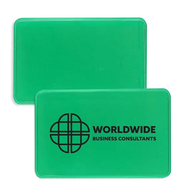 Translucent Vinyl Side Opening Card Holders - Translucent Vinyl Side Opening Card Holders - Image 0 of 3