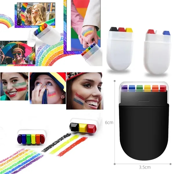 Face Paint Rainbow - Face Paint Rainbow - Image 3 of 8