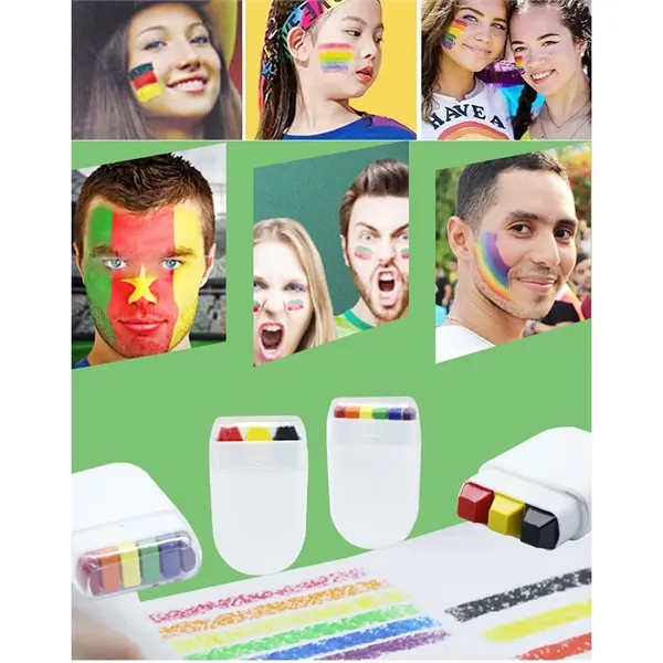 Face Paint Rainbow - Face Paint Rainbow - Image 4 of 8