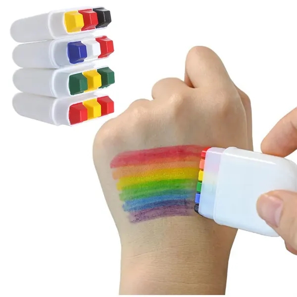 Face Paint Rainbow - Face Paint Rainbow - Image 7 of 8