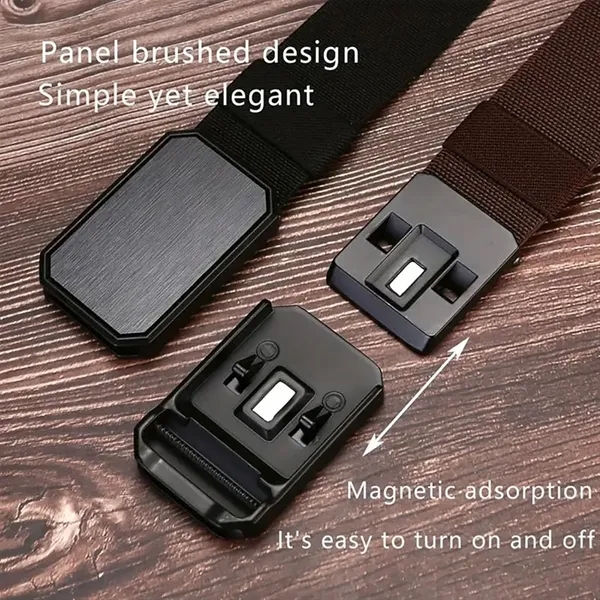 Tactical Quick Release Magnet Buckle Stretch Invisible Belt - Tactical Quick Release Magnet Buckle Stretch Invisible Belt - Image 1 of 3