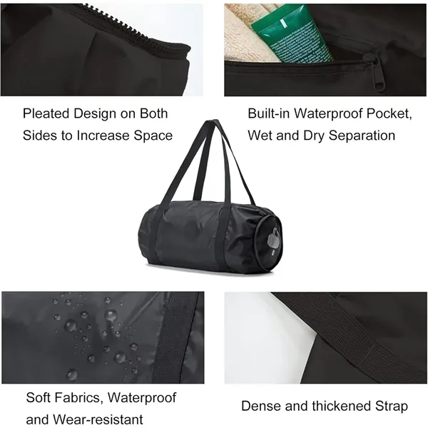 25L Waterproof Wet Dry Pocket Sport Gym Duffle Bag - 25L Waterproof Wet Dry Pocket Sport Gym Duffle Bag - Image 2 of 4