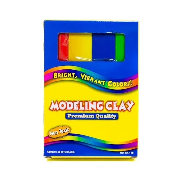 Modeling Clay - 4 Color Pack Non-Toxic - Modeling Clay - 4 Color Pack Non-Toxic - Image 0 of 0