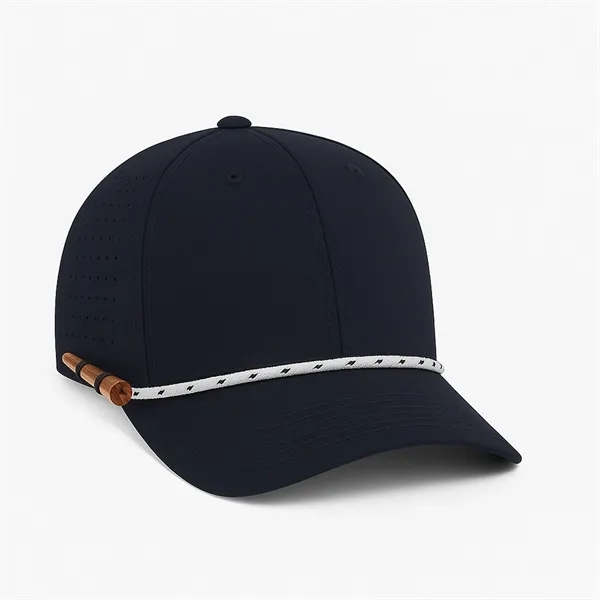 Golf Rope Cap with Tee Holder Side Port - Golf Rope Cap with Tee Holder Side Port - Image 1 of 1