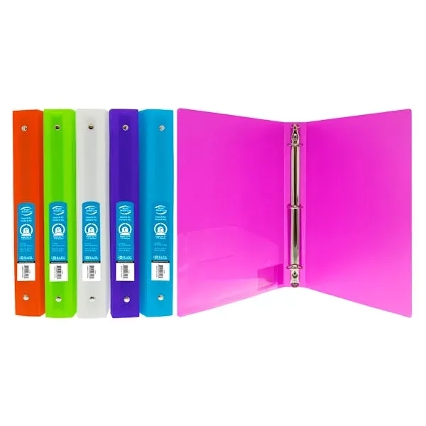 DDI 1 3-Ring Binder - Assorted Matte Colors 1 Pocket - DDI 1 3-Ring Binder - Assorted Matte Colors 1 Pocket - Image 0 of 0