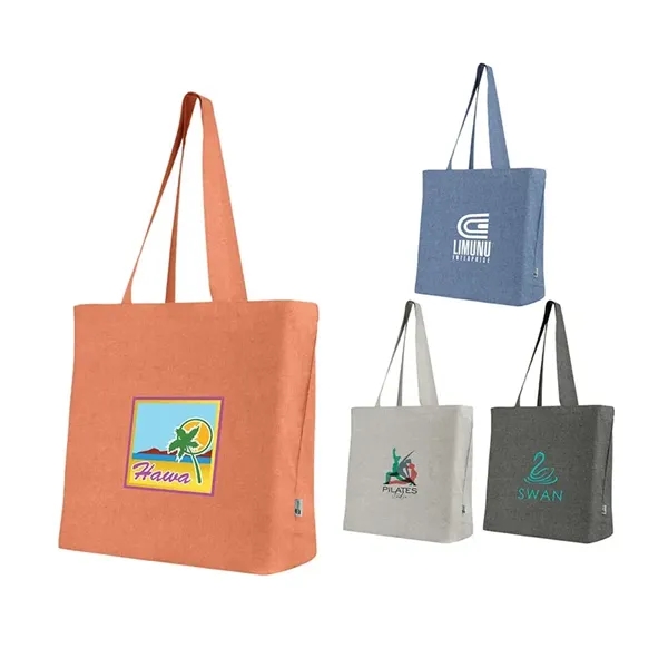 Vitality 4.5 oz Recycled Cotton Tote Bag - Vitality 4.5 oz Recycled Cotton Tote Bag - Image 0 of 4