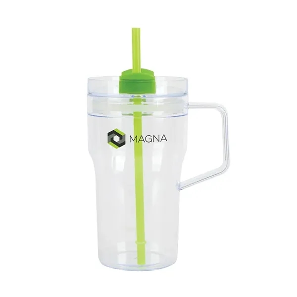 Elliott 20 oz. Clear AS Travel Mug - Elliott 20 oz. Clear AS Travel Mug - Image 2 of 5