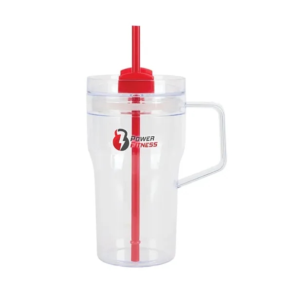 Elliott 20 oz. Clear AS Travel Mug - Elliott 20 oz. Clear AS Travel Mug - Image 4 of 5