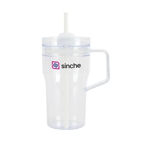 Elliott 20 oz. Clear AS Travel Mug - Elliott 20 oz. Clear AS Travel Mug - Image 5 of 5