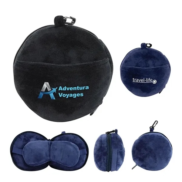 Journey Neck Pillow With Built-In Sleep Mask - Journey Neck Pillow With Built-In Sleep Mask - Image 0 of 2