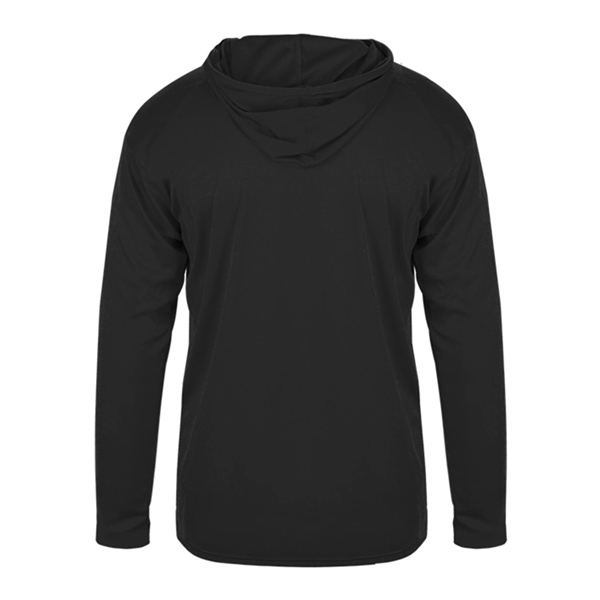 Badger Youth B-Core Long Sleeve Hooded T-Shirt - Badger Youth B-Core Long Sleeve Hooded T-Shirt - Image 1 of 34