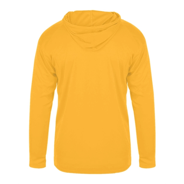 Badger Youth B-Core Long Sleeve Hooded T-Shirt - Badger Youth B-Core Long Sleeve Hooded T-Shirt - Image 9 of 34