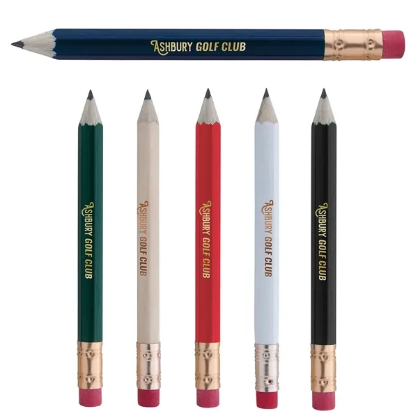 Hex Golf Pencil with Eraser - Hex Golf Pencil with Eraser - Image 0 of 6