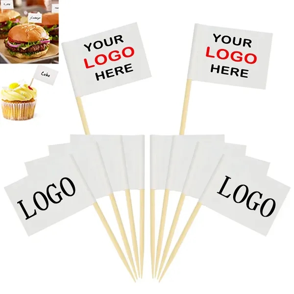 Custom Paper Toothpick Flag - Custom Paper Toothpick Flag - Image 0 of 2
