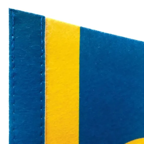 4" x 10" Custom Printed Felt Pennant w/ Sewn Strip - 4" x 10" Custom Printed Felt Pennant w/ Sewn Strip - Image 1 of 3