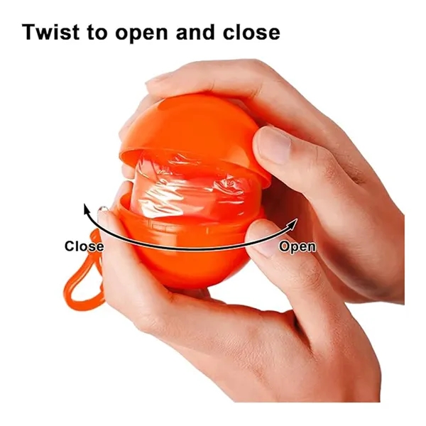 Disposable Portable Raincoat Poncho Ball Keychain - Disposable Portable Raincoat Poncho Ball Keychain - Image 3 of 4