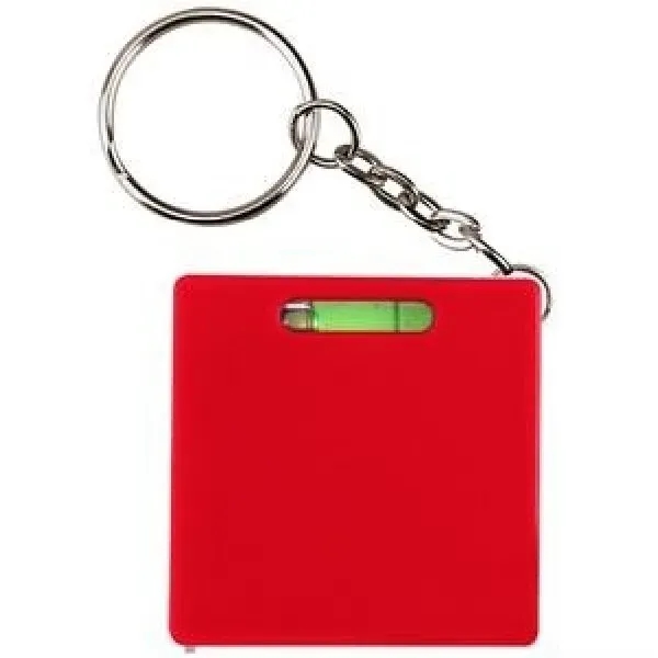Square Tape Measure w/Level & Key Chain - Square Tape Measure w/Level & Key Chain - Image 2 of 5