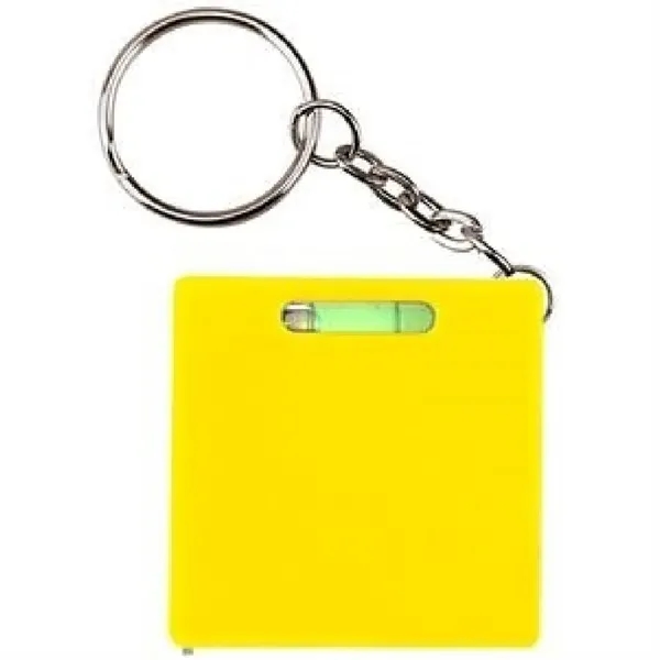 Square Tape Measure w/Level & Key Chain - Square Tape Measure w/Level & Key Chain - Image 5 of 5