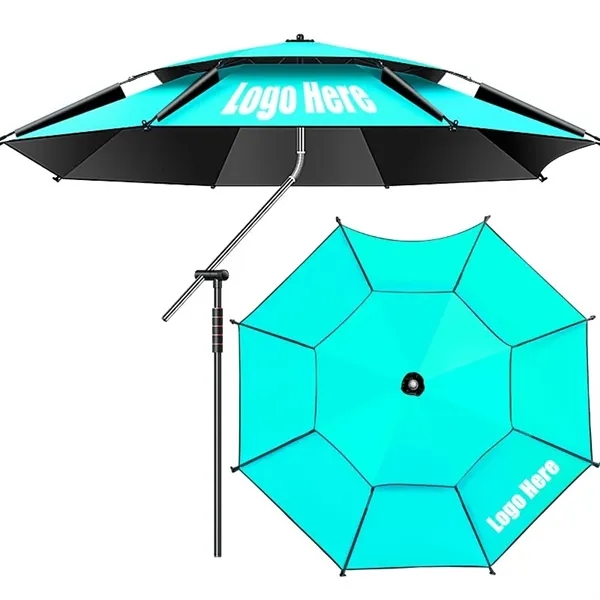 Stainless Steel 360 Degree Adjustable Beach Umbrella - Stainless Steel 360 Degree Adjustable Beach Umbrella - Image 0 of 5