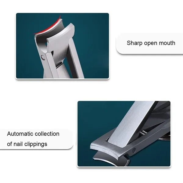 Multifunction Stainless Steel Folding Keychain Nail Clipper - Multifunction Stainless Steel Folding Keychain Nail Clipper - Image 3 of 5