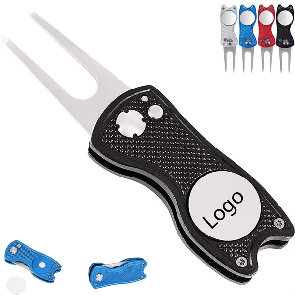 Foldable Golf Divot Repair Tool
