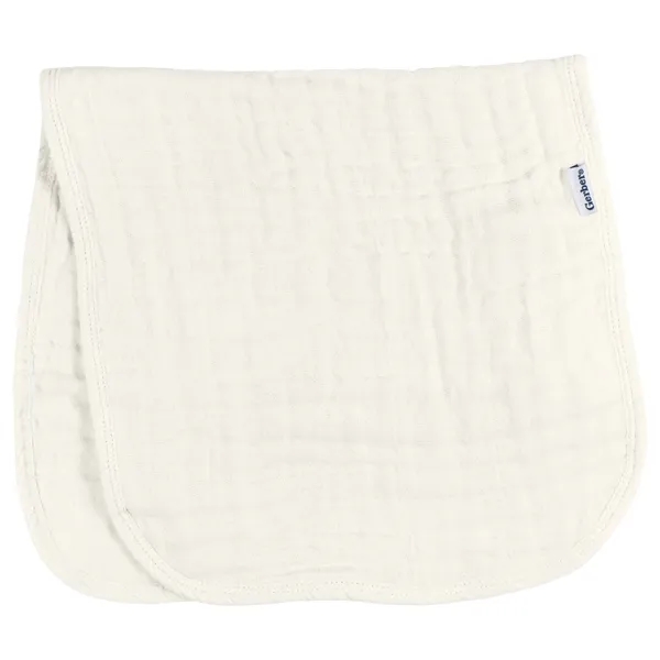 6-Pack Baby Neutral Vanilla Muslin Burpcloth - 6-Pack Baby Neutral Vanilla Muslin Burpcloth - Image 1 of 2
