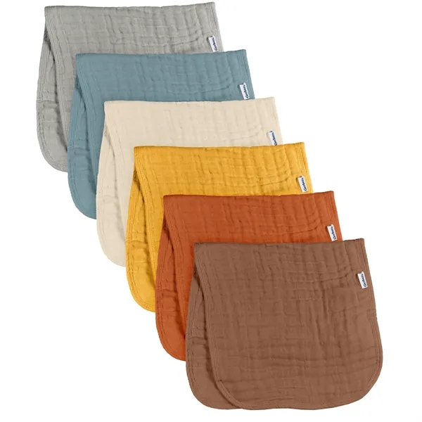 6-Pack Baby Neutral Multi Browns Muslin Burpcloth - 6-Pack Baby Neutral Multi Browns Muslin Burpcloth - Image 0 of 3