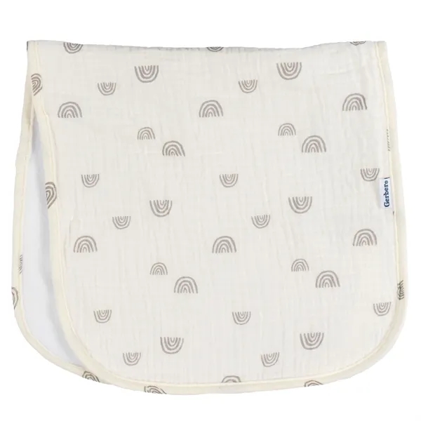 5-Pack Baby Girls Multi Rainbow Muslin Burpcloth - 5-Pack Baby Girls Multi Rainbow Muslin Burpcloth - Image 1 of 2