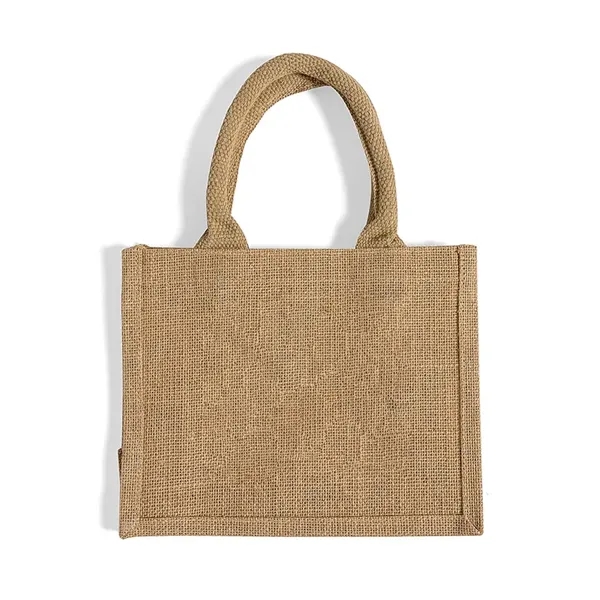 Carmel Jute Wedding Tote Bag - Carmel Jute Wedding Tote Bag - Image 3 of 3