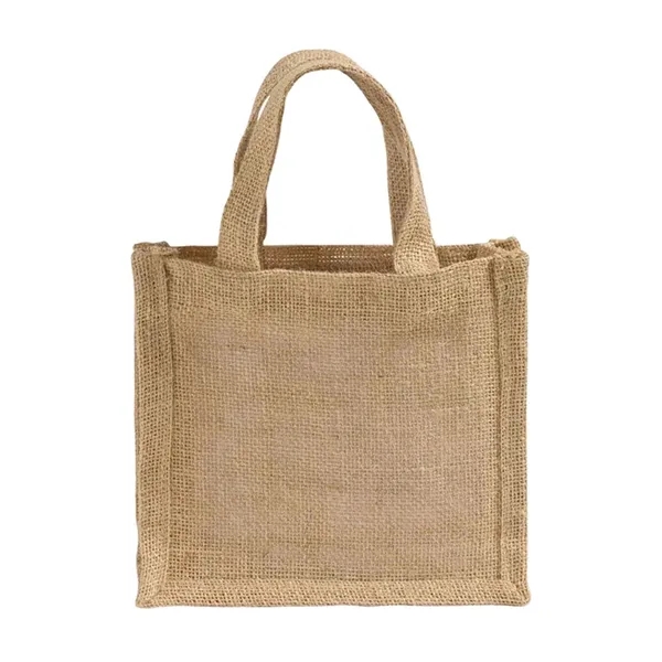 Woodside Wedding Jute Tote Bag - Woodside Wedding Jute Tote Bag - Image 1 of 3