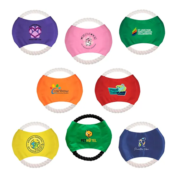 Full Color Fido Flier Dog Rope Toy - Full Color Fido Flier Dog Rope Toy - Image 0 of 8