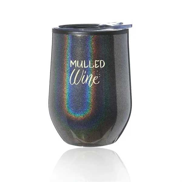 12 oz. Iridescent Stemless Wine Glass with Lid - 12 oz. Iridescent Stemless Wine Glass with Lid - Image 6 of 6